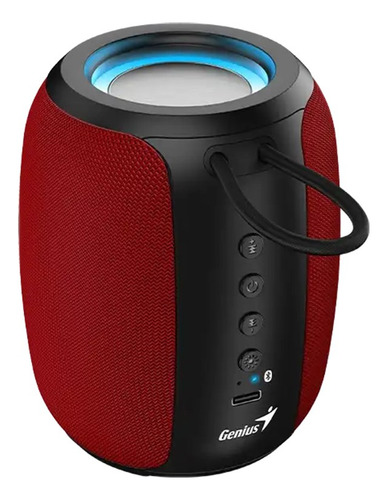 Parlante Portatil Genius Sp-915bt Bluetooth Rojo