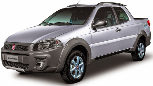 Imagem 2 de 3 de Par Olho Gato Parachoque Strada 2014 2015 Working Mopar