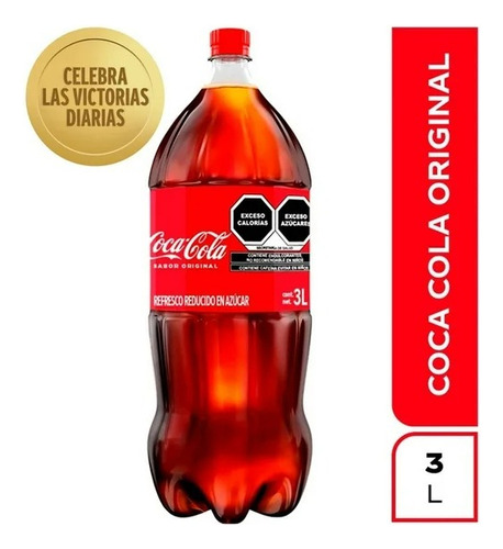 Refresco Coca Cola Botella De 3 L