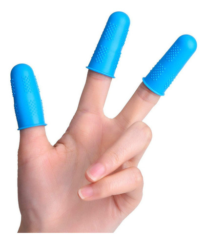 Protectores De Dedos De Silicona Con Pegamento Caliente En 3