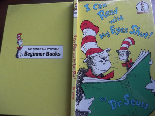I Can Read With My Eyes Shut Dr. Seuss Ingles Tapa Dura 