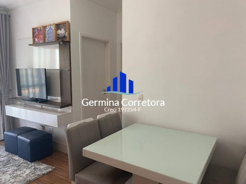 Imagem 6 de 15 de Apartamento Mobiliado 2 Dormitórios Condomínio Vivendas Maria Fernanda - Ge358