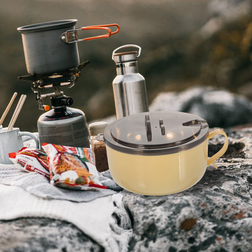 Taza De Fideos Instantáneos De Acero Inoxidable Lunchbox