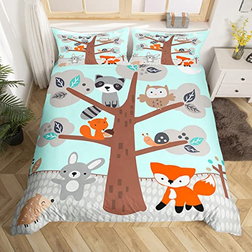 Juego De Ropa De Cama Niños Animales Adorables, Set De...