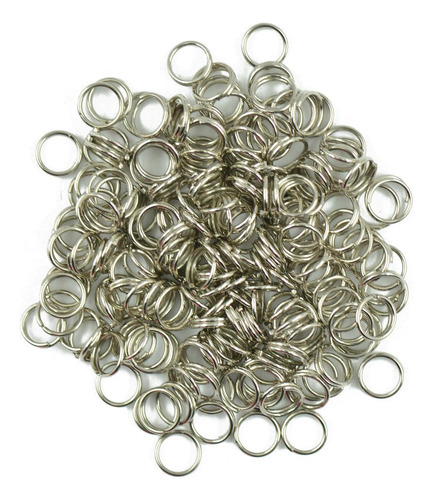 6x 200 Piezas De Material Acero De Metal Llavero Resultados