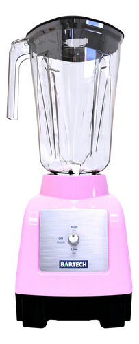 Licuadora 550w Plástico 2l Tradicional 2vel Bartech B2 Rosa
