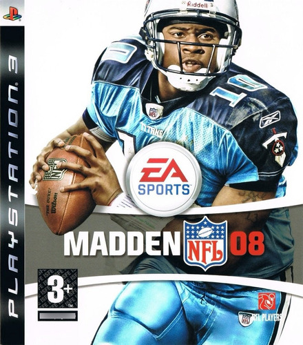 Jogo Madden Nfl 08 Playstation 3 Ps3 Mídia Física Fut Americ