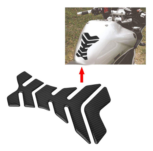 Universal Motocicleta Gas Tank Pad Protector Calcomanías De