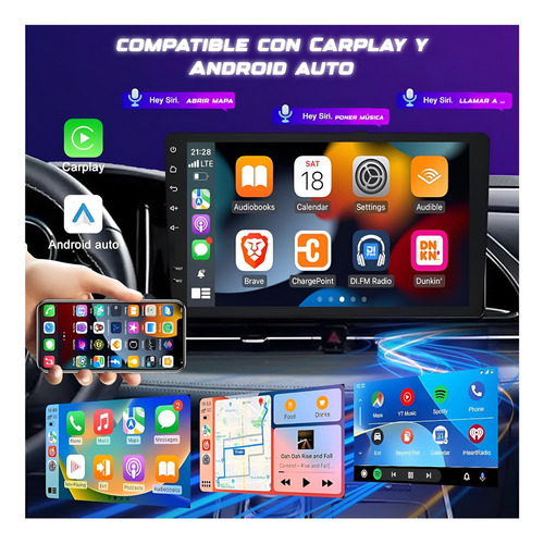 Autoradio Android Carplay Wifi Bt Toyota Hilux Revo 2020