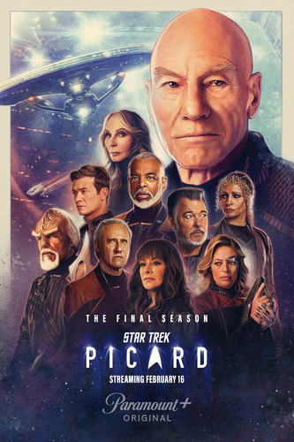 Posters Star Trek Picard Cine Lona Vinilica Series 90x60 Cms