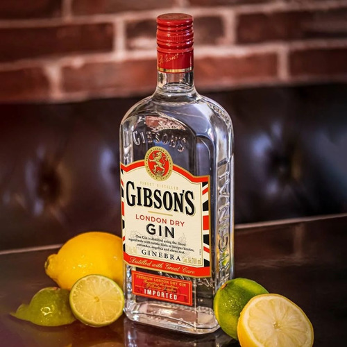 Ginebra Gibsons London Dry 1000 Ml (6 Pack)