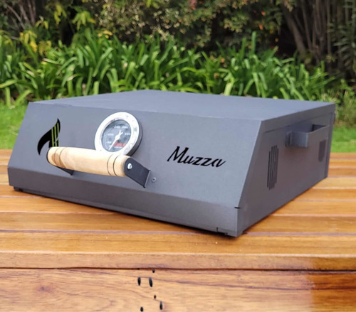 Imagen 2 de 10 de Horno Pizzero Portatil Muzza P/hornallas Acero Inoxidable
