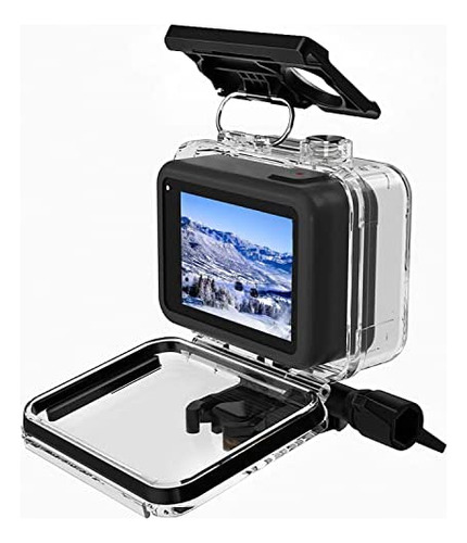 Okfun Estuche Impermeable Para Go Pro Hero 8 Negro, Carcasa