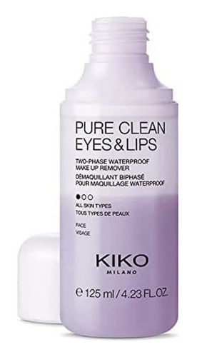 Kiko Milano  pure Ojos & Lips Two-phase Makeup Remover De L