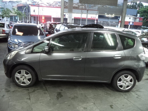 Honda Fit 1.4 Dx Flex Autom Completo Couro 2011 Cinza