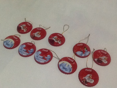 Coca-cola Corcholatas Esferas Navidad Set (Usado)