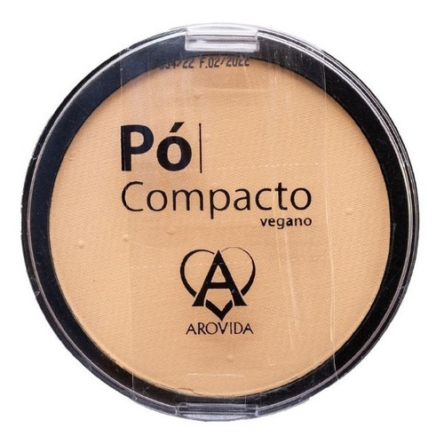 Pó Compacto Vegano - Arovida Cor COR - 08