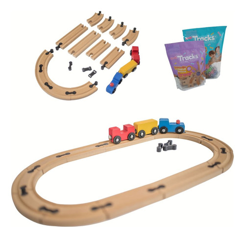 Tracks Circuito Inicial Con Tren Compatible Trencity