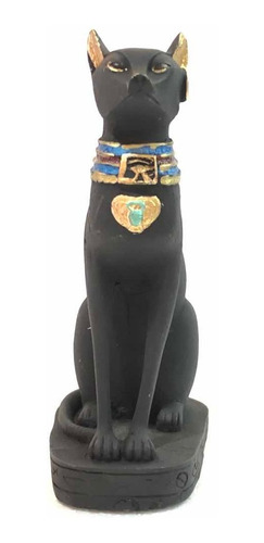 Gato Egipcio Resina Nacional 17.5cm