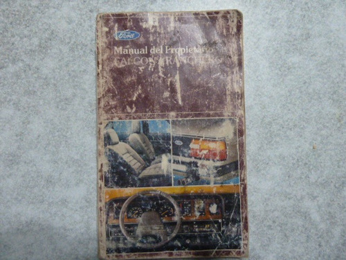 Ford Falcon Y Ranchero Libro Manual Del Propietario Original