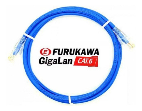 Patch Cord Cabo Rede Cat.6 Azul 1.5m Lszh Furukawa 35123222