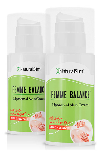 Femme Balance Crema Natural Slim Progesterona X 2 Unidades Sin Sabor