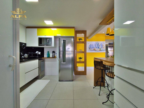 Imagem 23 de 30 de Apartamento Na Praia 3 Dormitórios 1 Suíte Varanda Gourmet 2 Vagas Piscina Churrasqueira Pitangueiras Guarujá. - Ap1197