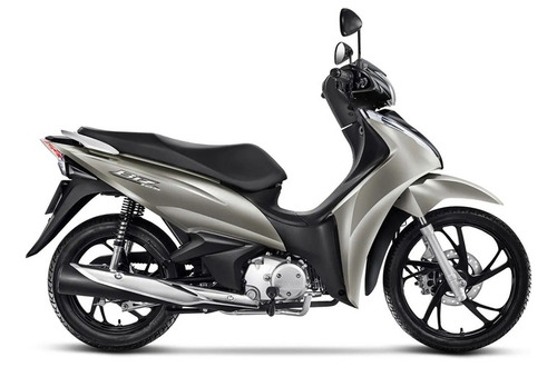 Moto Honda Biz 125i Prata Fosco 2024 2024 0km