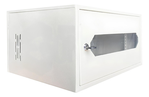 Mini Rack Parede Branco Padrão 19 7u 470mm Rede Lan Utp