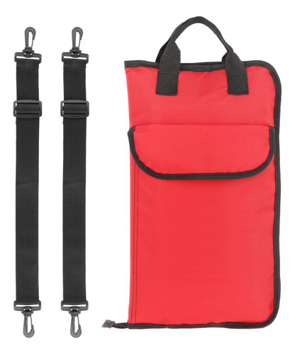 Drum Stick Gig Bag Resistente Al Agua Rojo Puesto 24 Palos