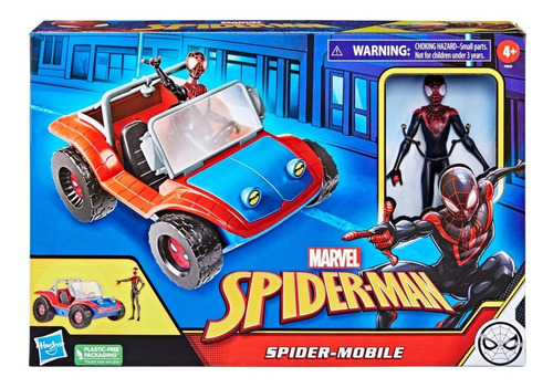 Figura De Acción Marvel Vehículo Spider-man Spider-mobile