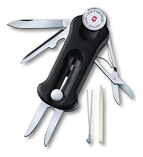 Victorinox 0.7052.3 Herramienta De Golf, Negro, Horquilla De