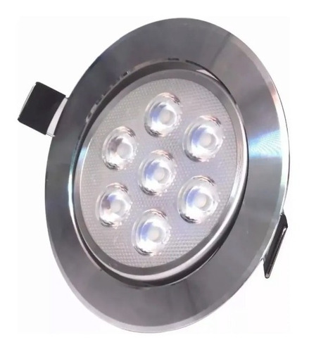 10 Empotrado Dirigible Led 12w Satinado P/bote 12.5 Cm