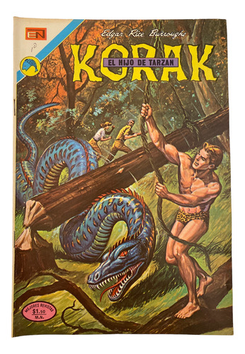 Comic Korak El Hijo De Tarzan 10 Editorial Novaro Marzo 1973