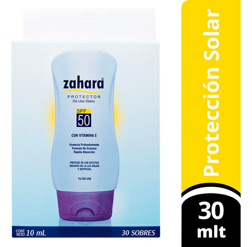 Protector Solar Zahara Display X 30 U - Und