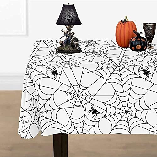 Spider Web Tablecloth Para Decoraciones De Halloween, 9p7k Y