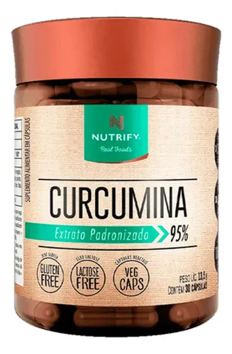 Suplemento Nutrify Curcumina Cápsula - Foto oficial e menor preço