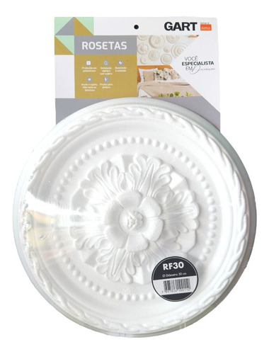 Enfeite De Lustre Roseta 30cm Diametro