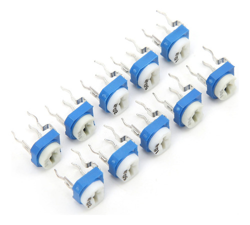 Potenciómetro Recortador Con Resistencia Variable, 100 Unida