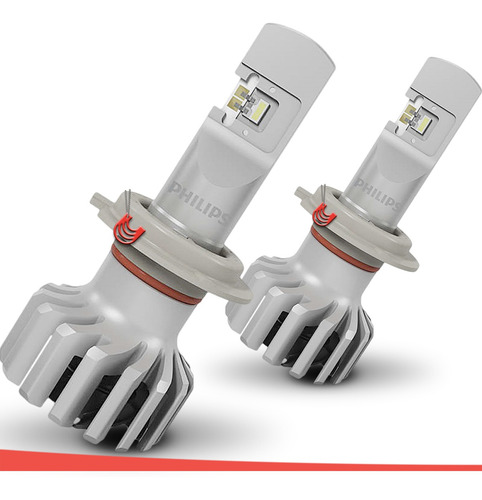 Imagem 3 de 7 de Par Kit Lâmpadas Led Philips Ultinon H7 +160% 6000k 12v 24v