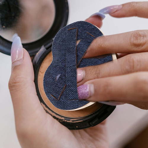 Maquillaje En Polvo: Esponja Mineral Suave Reutilizable, Sec