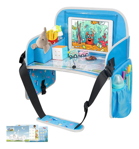 Bandeja De Viaje Infantil, Plegable, Segura Y Funcional