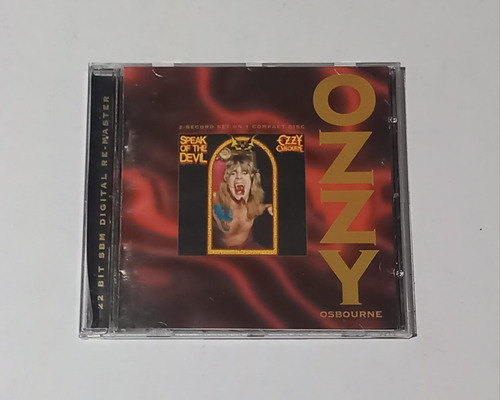 Ozzy Osbourne Speak Of The Devil Digital Re - Master Cd