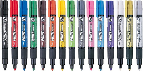 15 Marcador Paint Marker Pentel Plumon Aceite Permanente