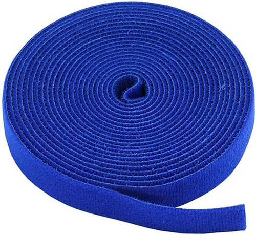 Velcro 31060 - Cinta Para Cables 3/4 Azul Rollo Por 22.86mt