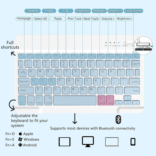 Fundas De Teclado De Tableta Para Galaxy Tab A9 Plus/a9+, Mm