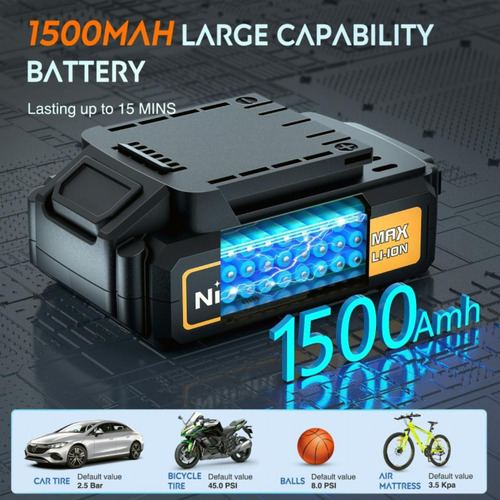 Nilight Compresor De Aire Portátil E Inflador De