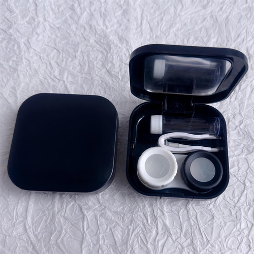 Pinzas Para Lentes De Contacto Y Funda De Espejo Para Uso En