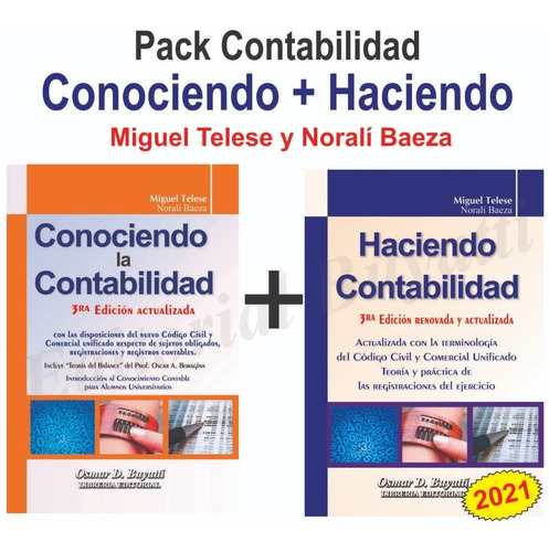 Pack Haciendo Contabilidad + Conociendo La Contabilidad  
