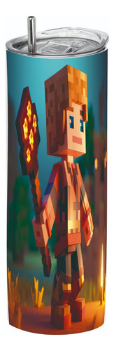 Termo Skinny Café 20 Oz De: Minecraft #10